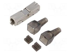 Connector: RJ45 | plug | PIN: 8 | Cat 6 | shielded | 8p8c | for cable