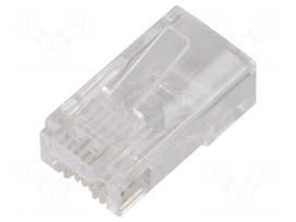 Connector: RJ45 | plug | PIN: 8 | Cat 6 | pass through | 8p8c | for cable