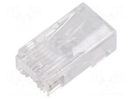 Connector: RJ45 | plug | PIN: 8 | Cat 6 | pass through | 8p8c | for cable