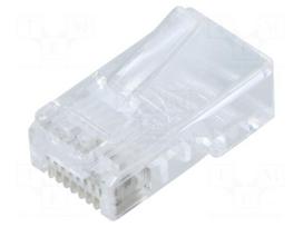 Connector: RJ45 | plug | PIN: 8 | Cat 5e | 8p8c | for cable | IDC