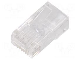 Connector: RJ45 | plug | PIN: 8 | Cat 5e | 8p8c | for cable | IDC