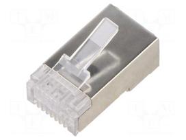 Connector: RJ45 | plug | PIN: 8 | Cat 5e | 8p8c | for cable | IDC