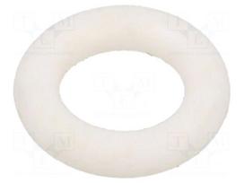 O-ring gasket | silicone | Thk: 2.5mm | Øint: 7mm | white | -60÷160°C