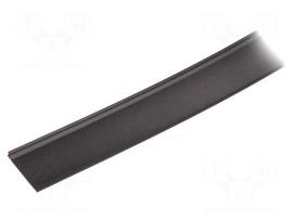 Cover for LED profiles | black | 20m | Kind of shutter: C9 | push-in