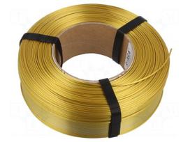 Filament: PLA Magic Silk | 1.75mm | gold-sliver | 195÷225°C | 1kg