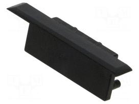 Cap for LED profiles | black | 20pcs | ABS | VARIO30-06