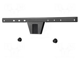 Holder: wall mounting | monitor,TV | black | slim,permanent | 50kg
