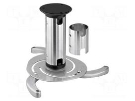 Holder: ceiling | projector | silver | adjustable | 10kg | Hmin: 130mm