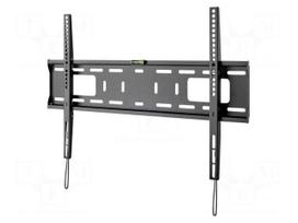Holder: wall mounting | monitor,TV | black | permanent | 50kg