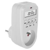 Įrankiai ir matavimo prietaisai // Įrankių, priedų naujienos // Włącznik czasowy - timer cyfrowy GreenBlue,  max. obciążenie 16A, IP20, GB362 E