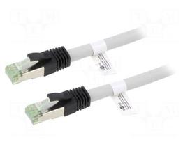 Patch cord | S/FTP | Cat 6a | RJ45 plug,both sides | stranded | Cu | 15m