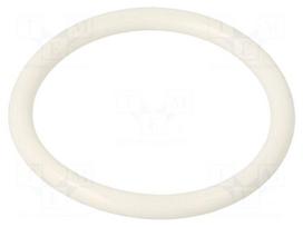 O-ring gasket | silicone | Thk: 3.5mm | Øint: 34.5mm | white | -60÷160°C