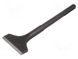 Chisel | L: 300mm | SDS-MAX | tag | Tipwidth: 80mm | curved