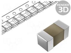 Capacitor: ceramic | MLCC | 470nF | 100V | X7R | ±10% | SMD | 1210 | 180mm