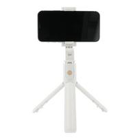 RoGer 2in1 Selfie Stick + Tripod Telescopic Stand with Bluetooth Remote Control White