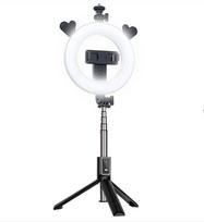 Selfie lazda CP  X5 LED 16cm Rechargeable Selfie Lamp with BT Remote & Handle + Floor Stand 20-90cm + Phone Holder