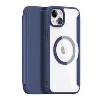 Nugarėlės dėklai Dux Ducis - Dux Ducis Skin X Pro Magnetic Flip MagSafe Case iPhone 15 Plus - Blue
