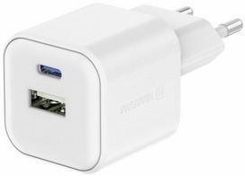 Swissten Travel Charger 12W USB-C / USB-A