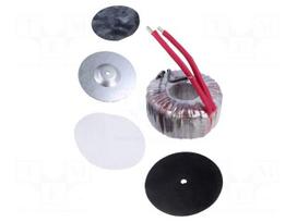 Transformer: toroidal | 600VA | 230VAC | 12V | 50A | Leads: cables | IP00