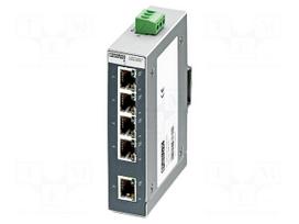 Automation module: switch Ethernet | unmanaged | 12÷48VDC | RJ45