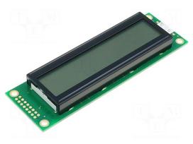 Display: LCD | alphanumeric | FSTN Positive | 20x2 | grey | LED | PIN: 16
