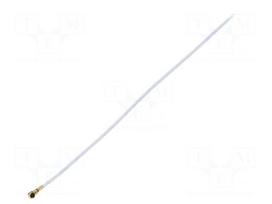 Cable | 1m | U.FL female,both sides | white | angled | Wire dia: 35mm