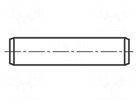 Cylindrical stud | acid resistant steel A4 | BN 31113 | Ø: 2mm