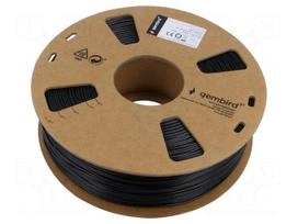Filament: ASA | 1.75mm | black | 230÷250°C | 1kg | Table temp: 80÷120°C