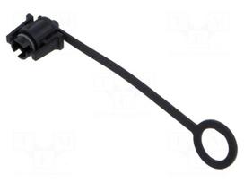 Protection cover | strap | male | X-Lok | IP68 | black | thermoplastic