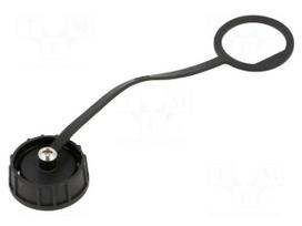 Protection cover | strap | black | thermoplastic | Plating: plastic