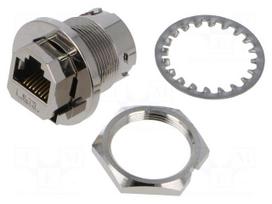 Connector: RJ45 | PIN: 8 | Cat 6a | shielded | gold-plated | 8p8c