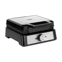 Virtuvės elektros prietaisai ir įranga // Skrudintuvai // Gofrownica TEESA, 2 gofry, 1600W, inox, regulacja mocy