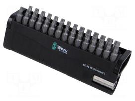 Tools set: screwdriver bits | Torx® | Holder: C6,3mm | 25mm | 1/4"