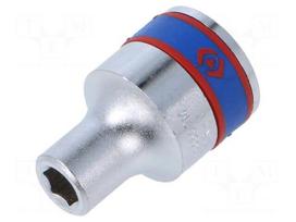 Socket: 6-angles | socket spanner | HEX 7mm | 1/2" | short