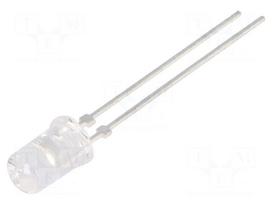 LED | green | 4.8mm | 7800÷16000mcd | 30° | Front: convex | 2.8÷3.3VDC