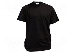 T-shirt | black | cotton,conductive fibers | Size: M | ESD