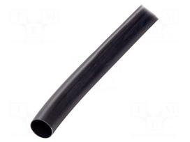 Insulating tube | PVC | black | -20÷125°C | Øint: 12mm | L: 150m | UL94V-0