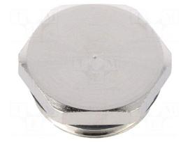 Stopper | M50 | 1.5 | IP68 | brass | Plating: nickel | V-NE-Ms | -20÷95°C