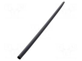 Heat shrink sleeve | dual wall,glued | 4: 1 | 32mm | L: 1.2m | black