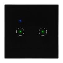 Įrankiai ir matavimo prietaisai // Įrankių, priedų naujienos // Włącznik podtynkowy podwójny Wi-Fi Tuya Smart Home, czarny
