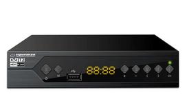 Įrankiai ir matavimo prietaisai // Įrankių, priedų naujienos // EV107P Esperanza tuner/dekoder cyfrowy dvb-t2 h.265/hevc ev107p