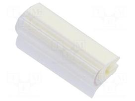 Marker: cable | 2÷3.5mm | transparent | push-in | cables and wires