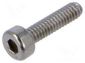 Screw | M2x8 | 0.4 | Head: cheese head | hex key | HEX 1.5mm | DIN 912