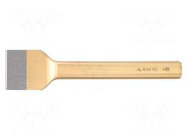 Chisel | L: 250mm | grout remover | Tipwidth: 70mm | Plating: varnish