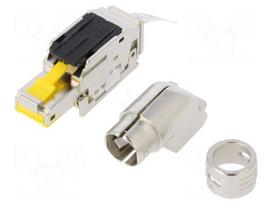 Connector: RJ45 | plug | PIN: 8 | Cat 6a | shielded | 8p8c | 26AWG÷22AWG