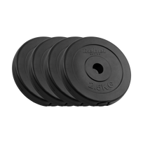 Sporto ir aktyvaus poilsio // Sporto prekės ir įranga // Obciążenie bitumiczne zestaw 4x2.5kg, otwór 31mm, talerz klasyczny, REBEL ACTIVE