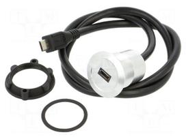 Adapter cable | USB B micro socket,USB B micro plug | USB 2.0