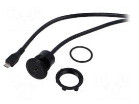 Adapter cable | USB B micro socket,USB B micro plug | USB 2.0