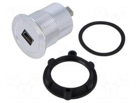 Adapter | USB B mini socket,USB B mini plug | USB 2.0 | Thread: M22