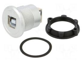 Adapter | USB A socket,USB B socket | USB 2.0 | Thread: M22 | 1÷10mm